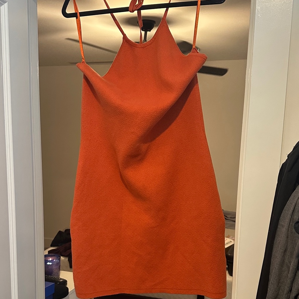 Marshalls Bright Orange Mini Dress